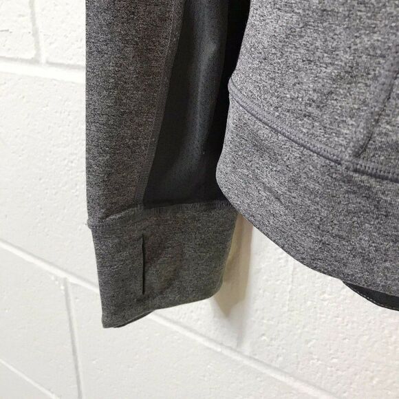 Lucy Tech Women's Athletic Full Zip Gray Jacket M - Picture 10 of 12